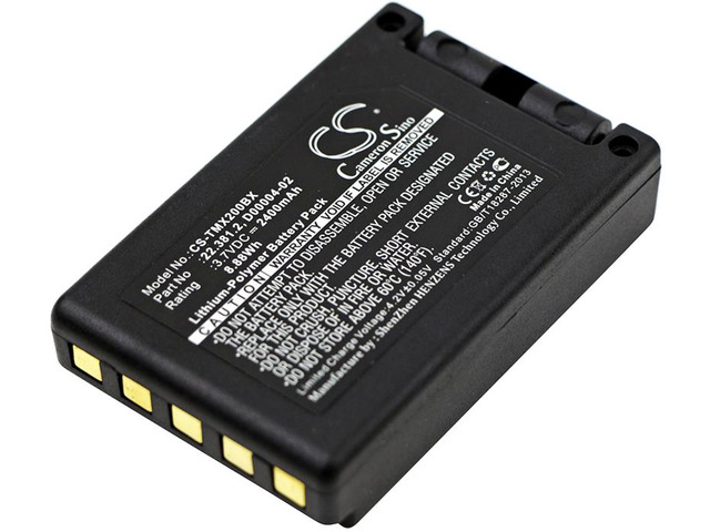 Estry 1800mAh Battery Replacement For Teleradio Transmitter Tele Radio TG-TXMN TG-TXMNL D00004-02 22.381.2 M245060 D4-02