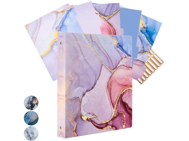 Goed nerveus worden Merchandising Cute Binders! Decorative Hardcover 3 Ring Binder 1 Inch (Letter-Size) With  5-Tab Dividers And File Folder Labels. Pink Marble Three Ring Binder For  Cute School Supplies And Office Supplies - Newegg.com