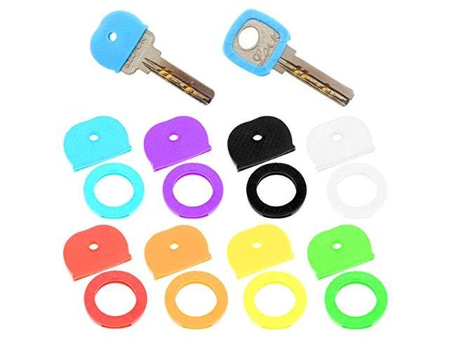 64pcs  Key Cover Key Identifier key shell for House Keys Assorted 8 Colors 