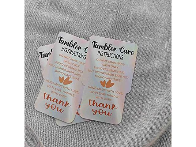 50 pack Tumbler Care Cards