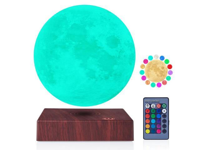 Raramente Detenerse Correlación VGAzer Floating Moon Lamp, Magnetic Levitating Moon Lamp 16 Colors 5.9inch  Spinning 3D Night Light with for Room Decor Moon Light, Birthday for Kids  (16 Colors) - Newegg.com