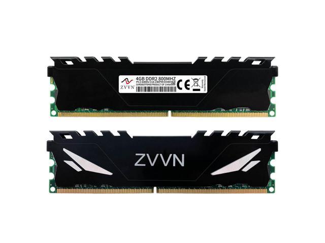 4GB Non-ECC,works for Intel & AMD,US seller desktop RAM 1RX8 PC2-6400 4 x 1GB 