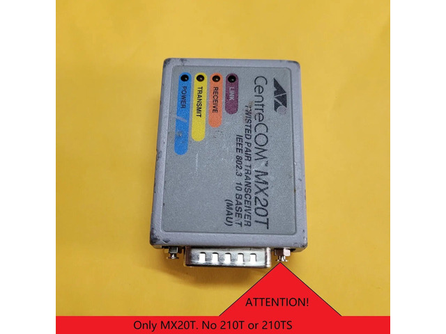 network adapter Converter Centre COM MX20T RJ45 to AUI transceiver for ...