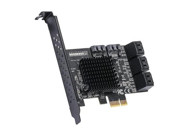 PCIE to 8Port SATA3.0 Controller Expansion Board Stable Power Supply ...