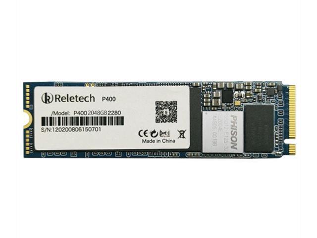 Reletech P400 2TB M.2 PCIe 2280 Up to 3,500 MB/s NVMe Interface Internal Solid State Drive 3D-NAND Technology Gen3 x4 NVMe PC SSD Up to 3,500 MB/s