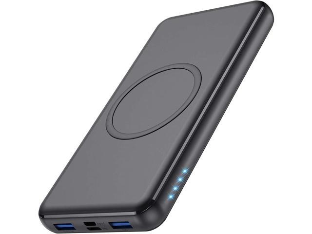 Galaxy PD 18W USB C Portable Charger External Battery Pack 10000mAh Power Bank iPad 22.5W QC3.0 Fast Charge 5V/3A Dual USB Ports Built-in 3 Cable Compatible for iPhone 12/11/XS/XR/X AirPods etc