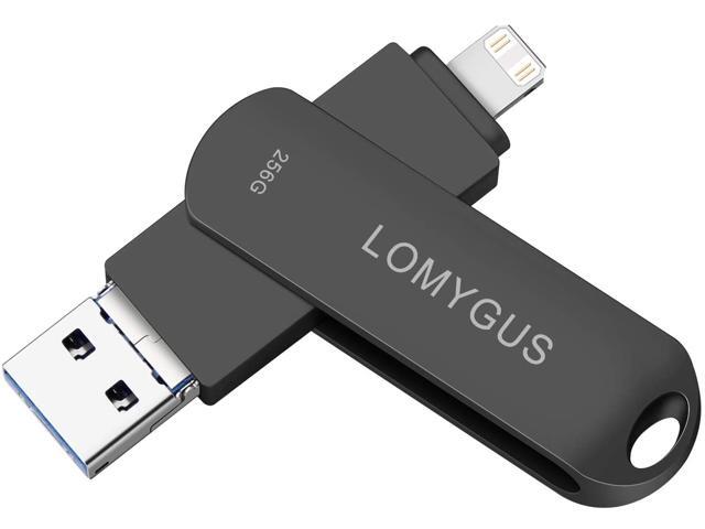 PC and More Devices Green iPad Sunany USB Flash Drive 256GB Photo Stick Memory External Data Storage Thumb Drive Compatible with iPhone Android 
