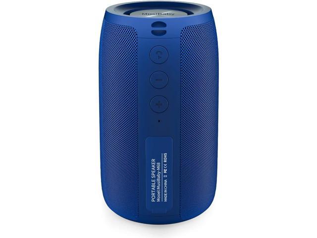 Portable,Waterproof,Wireless Speakers,Dual Pairing Bluetooth 5.0,Loud Stereo,Booming Bass,1500 Mins Playtime for Home&Party Black Bluetooth Speaker,MusiBaby Speaker,Outdoor