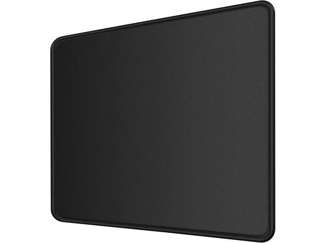 MROCO Computer Mouse Pad [30% Larger] with Non-Slip Rubber Base,  Premium-Textured & Waterproof Mousepad with Stitched Edges, Mouse Pads for  Computers, Laptop, Gaming, Office & Home, 8.5 x 11 in, Black -