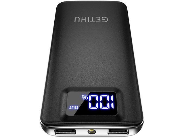 Portable Charger 3a High Speed mah Led Display Usb C Power Bank Tri Outputs Battery Pack With Flashlight Compatible With Iphone 12 11 X 8 Samsung S Google Lg Ipad Tablet 21 Upgraded Cell