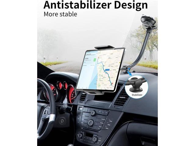 Tablet Car Mount, 14 Long Arm iPad Car Holder Tablet Windshield Holder  Mount for 7.9-12.4 inch Tablet Gooseneck iPad Mini Air Pro Dash Mount Window  Dashboard Stand for Truck/Van/SUV 