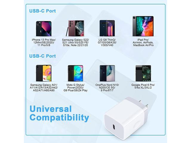 New Dual Port USB C Power Adapter Pd 35W Type C Plug 15W USB Charger Cube  USB-C Adapter for Samsung S22 S21 S20 Phone Block - China Mobile Phone  Accessories and Phone