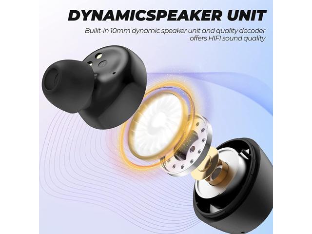 Wireless Earbuds Active Noise Cancelling, NyPots A10 ANC Bluetooth Earbuds  Wireless Charging, Transparent Mode Headphones, IPX8 Waterproof Earphone,  