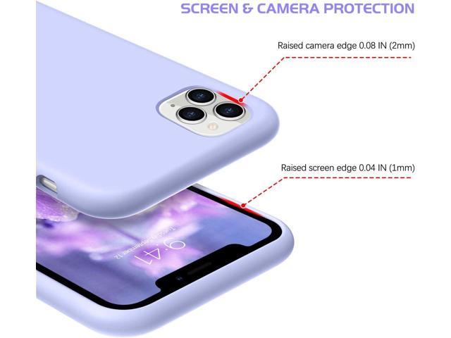 iPhone CSIP11P-SPM2-LV Simplemade Slim Liquid Silicone Back Cover Case for  iphone 11 Pro - Lavender 