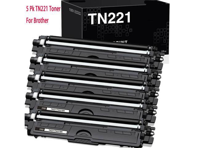 MFC-9330CDW MFC-9340CDW 5 Pk TN221 BK TN225 Color Toner For Brother MFC-9130CW 