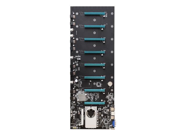 BTC-S37 Miner Motherboard CPU Set 8 Video Card Slot DDR3 Memory Integrated  VGA Low Power Consumption Exquisite Better than x99