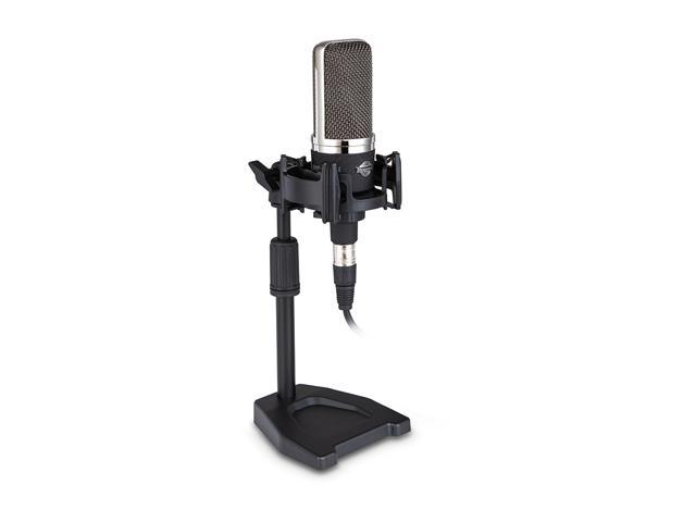 Heumnzoi EP-101L Condenser Microphone Computer Microphone Studio Condenser  Microphone Kit with Shock Absorber, Desktop Stand and Cable. For Games,