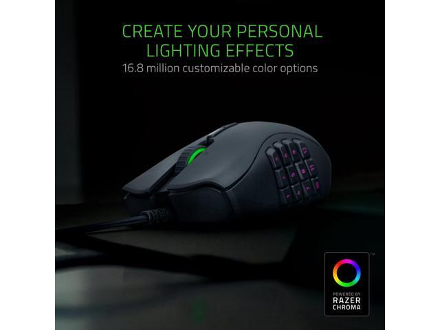 Razer Naga Trinity Gaming Mouse: 16,000 DPI Optical Sensor