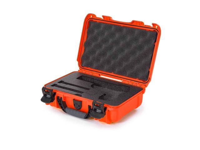 Nanuk 909 Waterproof TSA Safe case for Glock, 1911, SIG, Ruger, and MORE Nanuk 909 Case - Precut Pistol Foam Orange