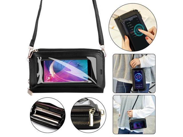 rfid crossbody cell phone purse