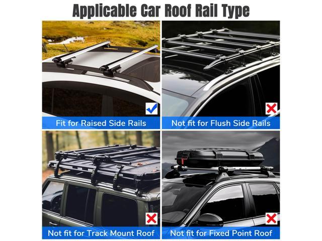 Top Quality Basics Universal Cross Rail Roof Rack Car Luggage