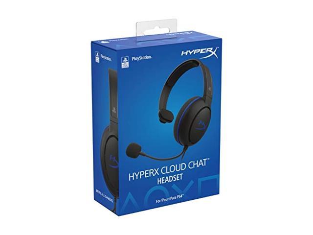  HyperX Cloud Chat Headset – Official PlayStation Licensed for  PS4, Clear Voice Chat, 40mm Driver, Noise-Cancellation Microphone, Pop  Filter, In-Line Audio CONTROLS, Lightweight, Reversible : Video Games