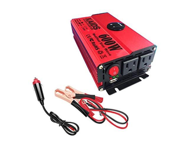 KAIDS Full Power 1200W Car Power Inverter DC 12V to 110V AC Car Inverter USB Ports Charger Adapter Car Plug Converter with Switch and Current LED Screen 1200w KAIDS Full Power 1200W Car Power Inverter DC 12V to 110V AC Car Inverter USB Ports Charger Adapter Car Plug Converter with Switch and Current LED Screen 1200w