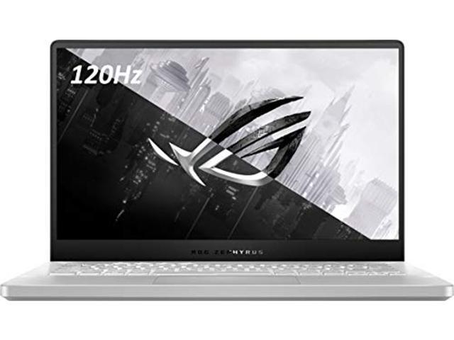 2021 Asus ROG Zephyrus G14 14" FHD 120Hz Premium Gaming Laptop, AMD 8-core Ryzen 9 4900HS, 40GB RAM, 1TB PCIe SSD, NVIDIA GeForce RTX 2060 Max-Q 6GB, Backlit Keyboard, Windows 10, Moonlight White