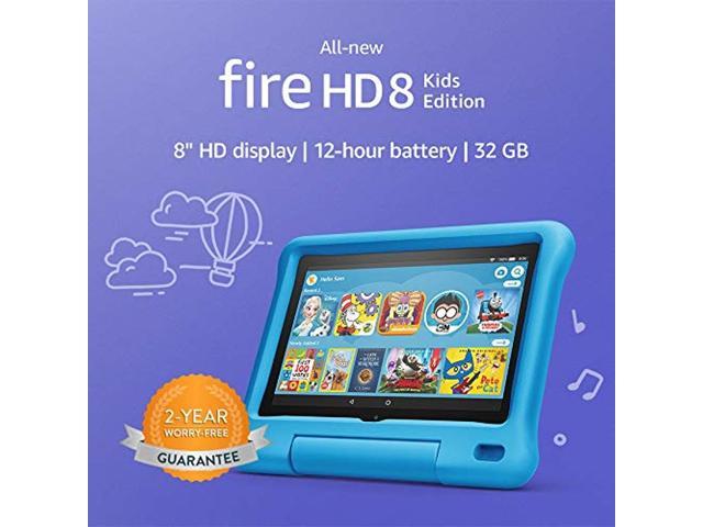 Fire HD 8 Kids Edition Tablet Blue Kid-Proof Case 32 GB 8 Display Previous Generation - 7th