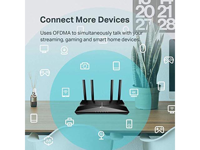 Wifi 6 Router Atttenda Ax1500 Wi-fi 6 Router - Dual Band, Mu-mimo, 4-port  Gigabit, App Control