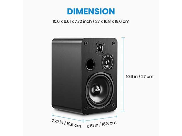 Moukey Passive Bookshelf Speakers (Pair 
