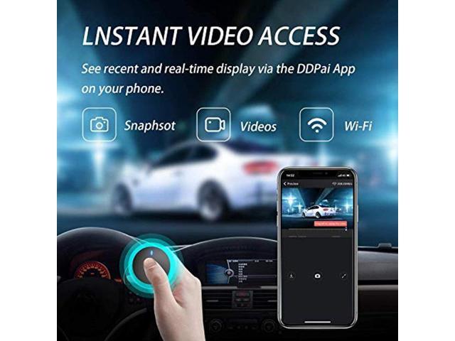 DDPai Mini3 32G eMMC Card WDR Wi-Fi Car Dash Cam w/ Snapshot Button Night Vision 