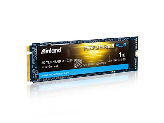 INLAND Performance Plus 1TB SSD PCIe NVMe 4.0 x 4 4 Gen4 M.2 2280 TLC 3D  NAND Internal Solid State Drive, R/W Speed up to 7000MB/s and 5500MB/s, 700  
