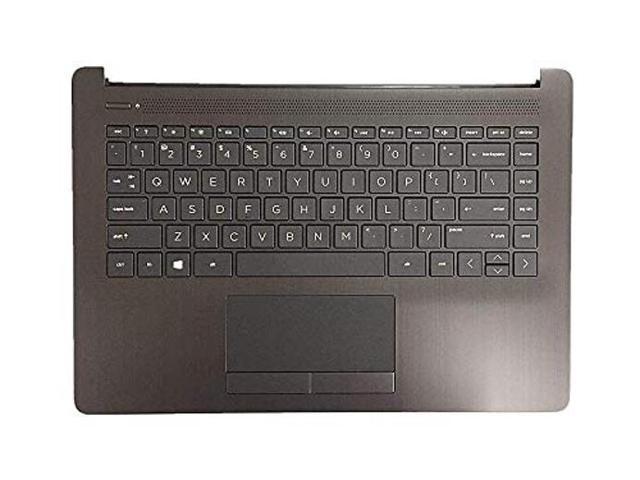 Replacement for HP 14-cm 14T-cm 14Z-cm 14-CK 14-ck 14-cm 14-dg 14q-cs 14q-cy Laptop Upper Case Palmrest Keyboard Assembly Part L23241-001 L23491-001 6070B1306303 Top Cover Smoke Gray