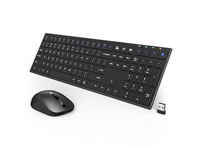 High Quality Ultra-Thin 2.4Ghz Cordless Wireless Keyboard and Optical Mouse U 