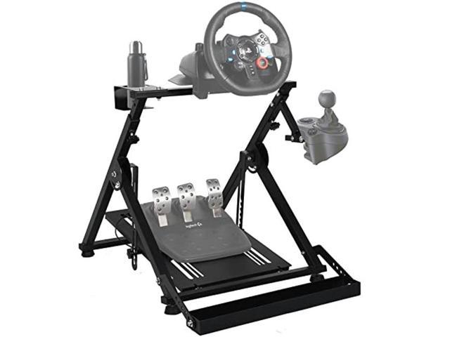 Racing Simulator Cockpit Foldable Tilt-Adjustable Steering Wheel Stand Support Logitech G29 G25 G27 Xbox PS4 PS5 PC,Wheel & Pedal Not Included Anman G920 Pro Racing Wheel Stand 