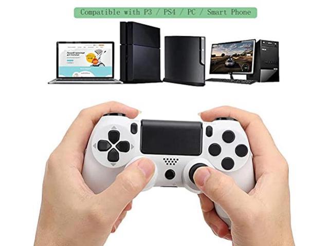 Compatible with PS4/Pro/Slim Famido Replacement for PS4 Controller Gamepad/Joystick Intended for Wireless PS4 Controller Blue 
