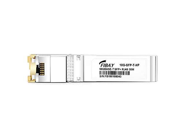 Fibay 10G SFP RJ45 for Dell Force10 GP-10GSFP-T and Dell 10GBase-T SFP Transceiver Module Copper 30-Meters RJ-45 