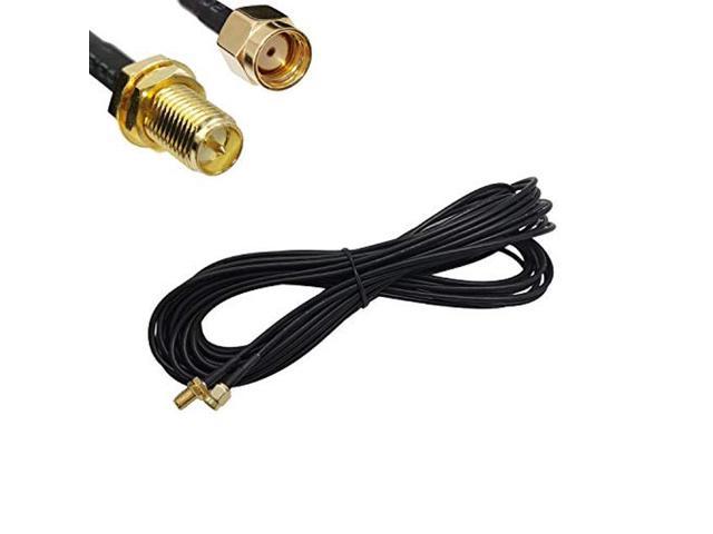 10ft/16ft/33ft RP-SMA Male to Female Wifi Antenna Connector Extension Cable 