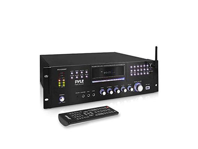 500W Home Theater Audio Desktop Stereo Vacuum Tube Hi-Fi Power Amplifier Receiver w/ 4 Vacuum Tubes Pyle PVTA80 Bluetooth Tube Amplifier Stereo Receiver CD/DVD Input Subwoofer Output USB Reader 