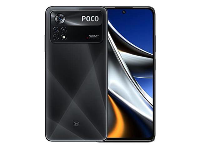 Poco X4 PRO 5G + 4G Volte Global Unlocked 256GB + 8GB GSM 6.6" 108 mp Triple Camera (Not Verizon/Boost/Cricket/At&T/Metro/CDMA) + Car Fast Car Charger Bundle (Laser Black)