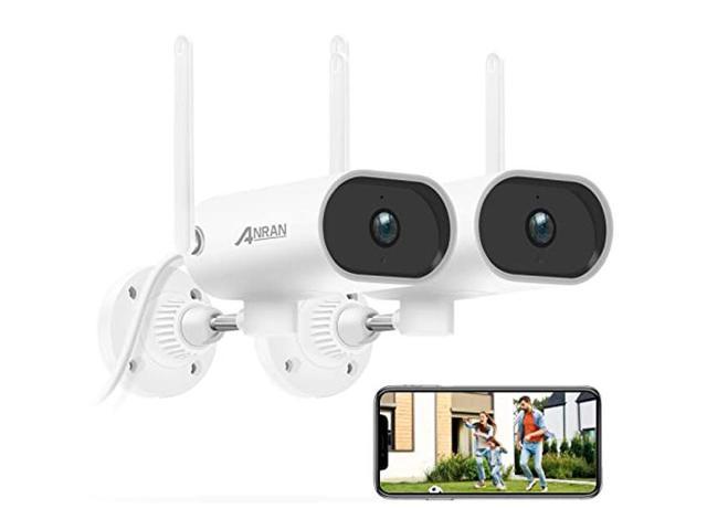 PIR Motion Detection SD Card /Cloud Storage 1080P IR Night Vision Advanced Powered Camera for Home Security System,2-Way Audio IP66 Waterproof Qinroiot Wireless Security Camera Outdoor