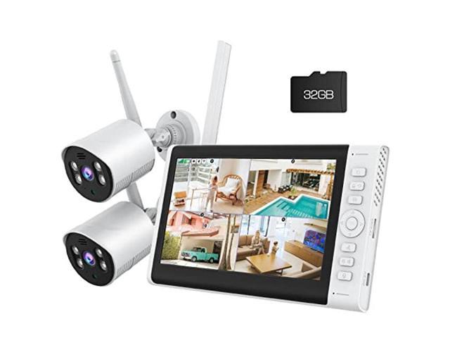 Wireless Security Camera System with 7