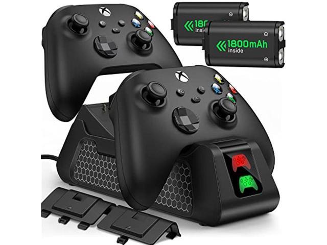 Dual Charging Station with 2X1800mAh Rechargeable Battery Packs for Xbox  Series X/S/One/One X/One S Elite Controllers, Xbox Controller Charger, Xbox  Charging Dock with Accessories 4 Battery Cover Kit - Newegg.com