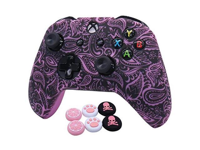 Extra Thumb Grips x 10. RALAN Silicone Rubber Cover Skin case Anti-Slip Water Transfer Customize for PS5 Controller 