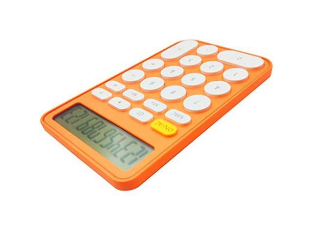 Kindsion CLT-100 Flat Design Basic Standard Function Calculator with 12-Digit LCD for Home Dark Green Office and School 