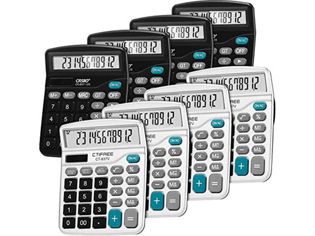 BDDE Muti-function 12 Digits Calculator Student Desk Large Keys Power Solar 