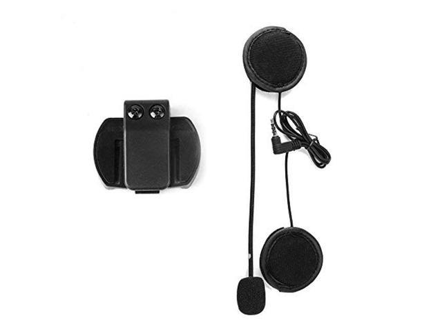 Wired Headset Mic/Speaker+Clip for V4/V6 Motorcycle Bluetooth Helmet Intercom 
