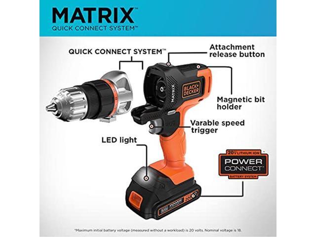 BLACK+DECKER 20V MAX MATRIX Cordless 