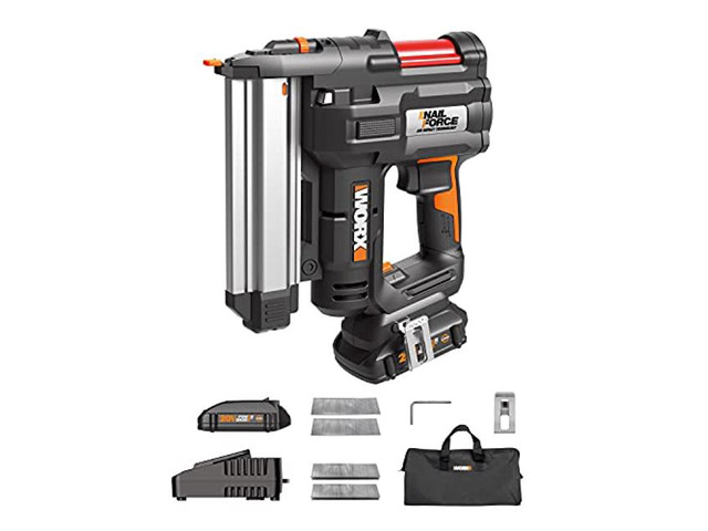 WORX 20V Cordless Brad Nailer, 2 in 1 
